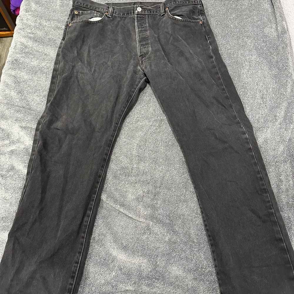 Levi's Men's Charcoal Straight Jeans
